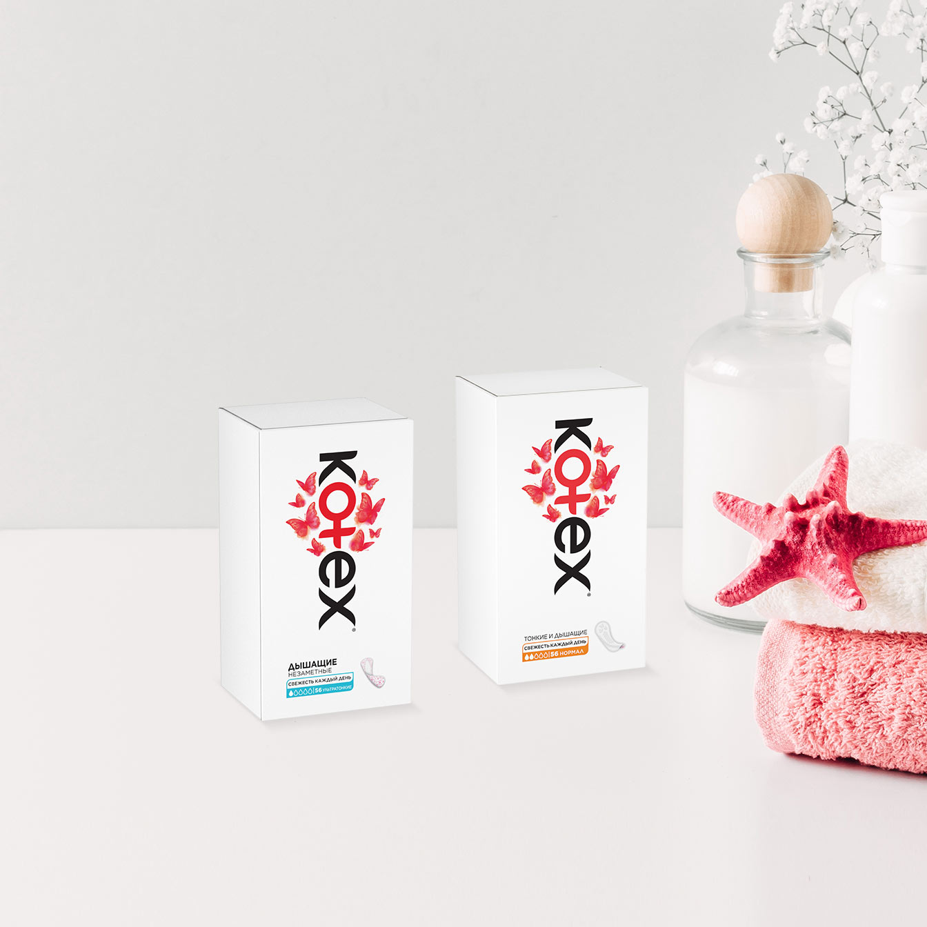 Barcha Kotex® non-DEO kundaliklari